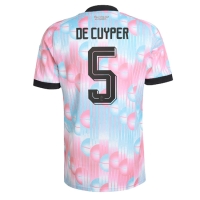 Camiseta Bélgica Maxim De Cuyper #5 Segunda Equipación Replica Mundial 2026 mangas cortas